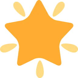 glowing star