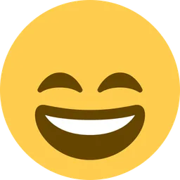 grinning face with smiling eyes