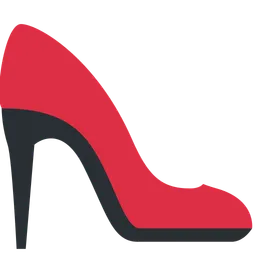 high-heeled shoe