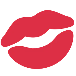 kiss mark