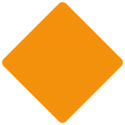 large orange diamond