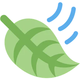 leaf fluttering in wind