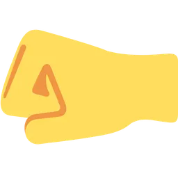 left-facing fist