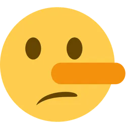 lying face
