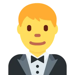 man in tuxedo