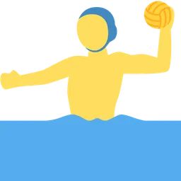 man playing water polo