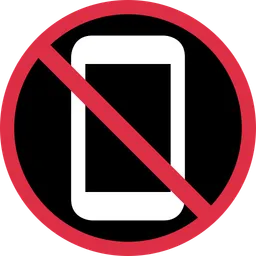 no mobile phones