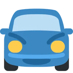 oncoming automobile