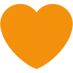 orange heart