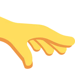 palm down hand