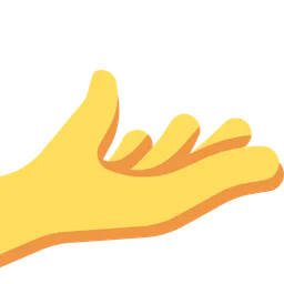 palm up hand