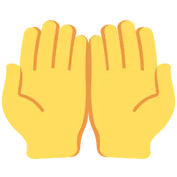 palms up together