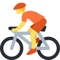 person biking