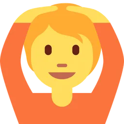 person gesturing OK