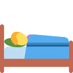 person in bed