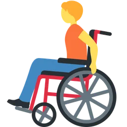 person in manual wheelchair