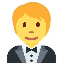 person in tuxedo