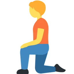 person kneeling