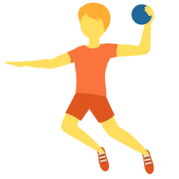 person playing handball