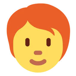 person: red hair