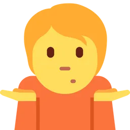 person shrugging