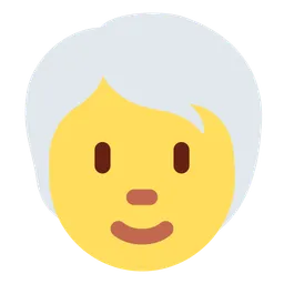 person: white hair