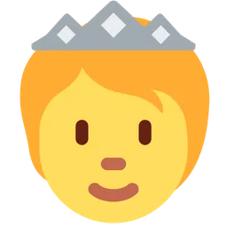 person with crown