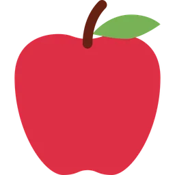 red apple