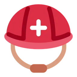 rescue worker’s helmet