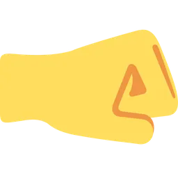 right-facing fist