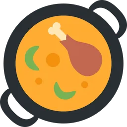 shallow pan of food