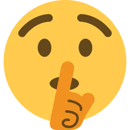 shushing face