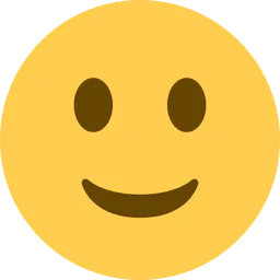 slightly smiling face