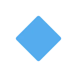 small blue diamond