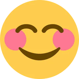 smiling face with smiling eyes