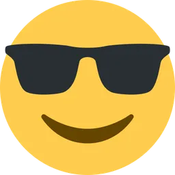 smiling face with sunglasses