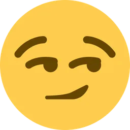 smirking face
