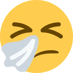 sneezing face