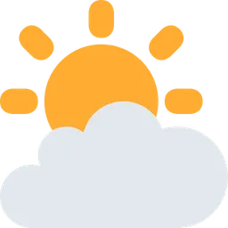 sun behind cloud