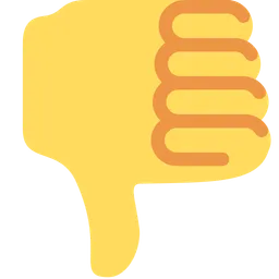 thumbs down
