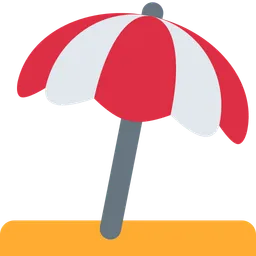 umbrella on ground