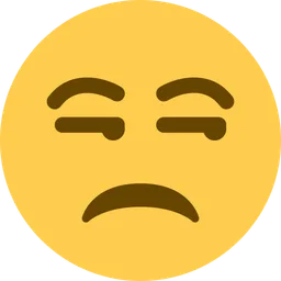 unamused face