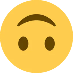upside-down face