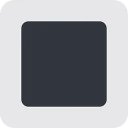 white square button