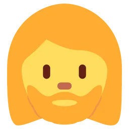 woman: beard