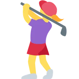 woman golfing