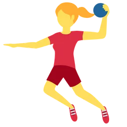 woman playing handball