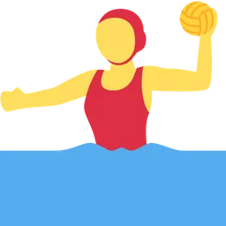 woman playing water polo