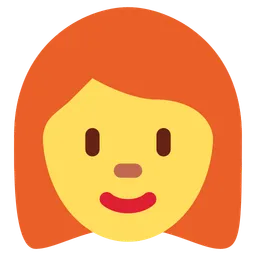 woman: red hair