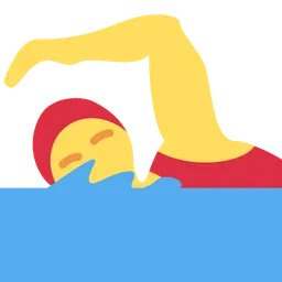 woman swimming